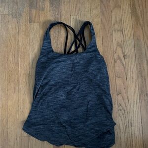 Lululemon Gray Strappy Tank Top